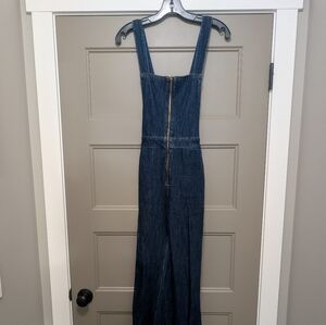 Silver Jeans Classic Blue Denim Overalls 70s-Style